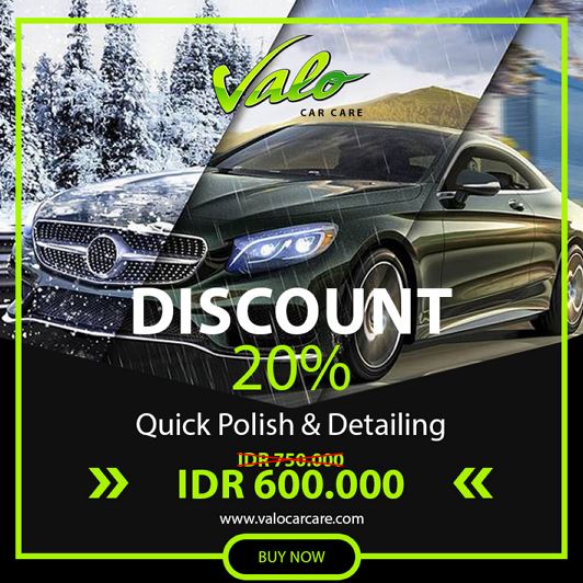 Discount 20% for Quick Polish & Detailing from Valo Car Care