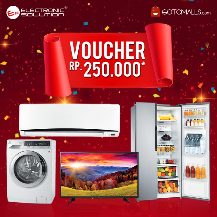 Get Shopping Voucher Rp 250,000 from Electronic Solution