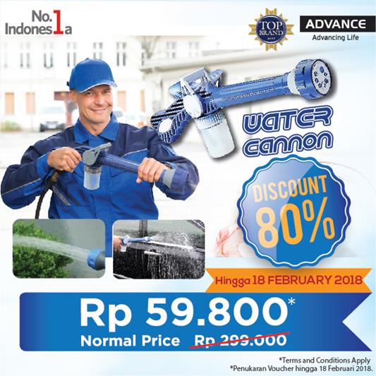 Voucher Discount 80% Water Cannon at ADVANCE Gallery