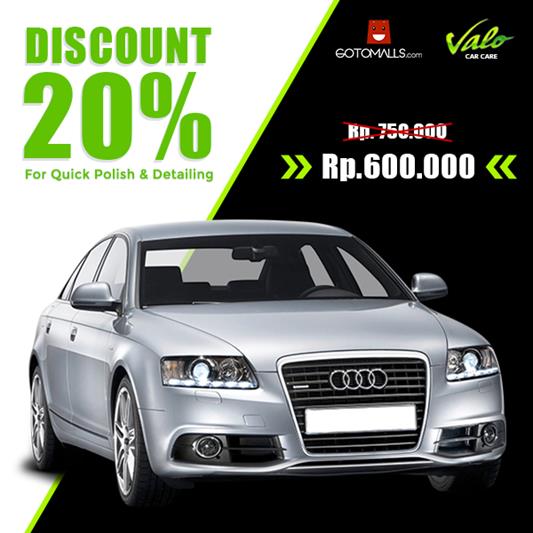 Discount 20% Quick Polish & Detailing from Valo Car Care