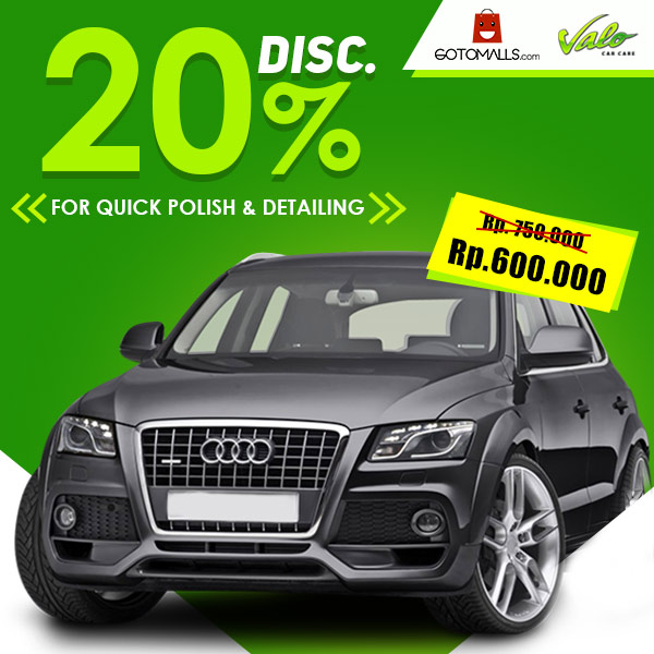 Discount 20% Quick Polish & Detailing from Valo Car Care