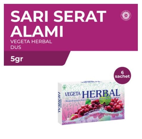 Vegeta Dus 6 Sachet Herbal 5 g