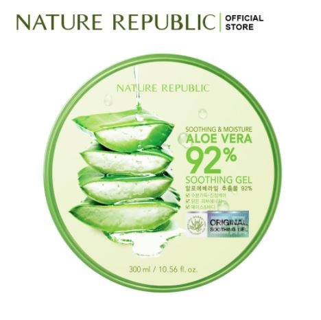 NATURE REPUBLIC Aloe Vera 92% Soothing Gel - 300ml