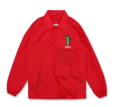 Throox Coach Jacket || Throns red