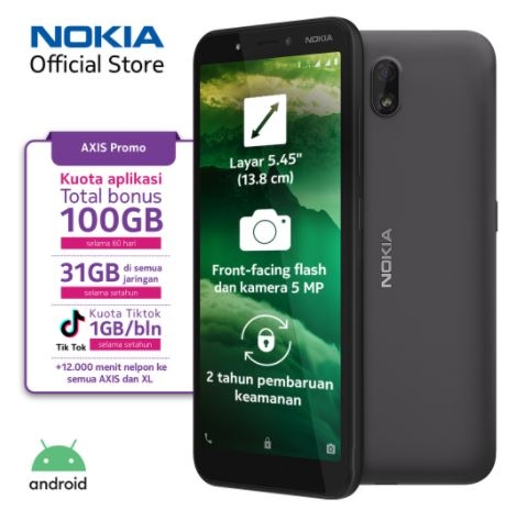 Nokia C1 1/16GB - Charcoal
