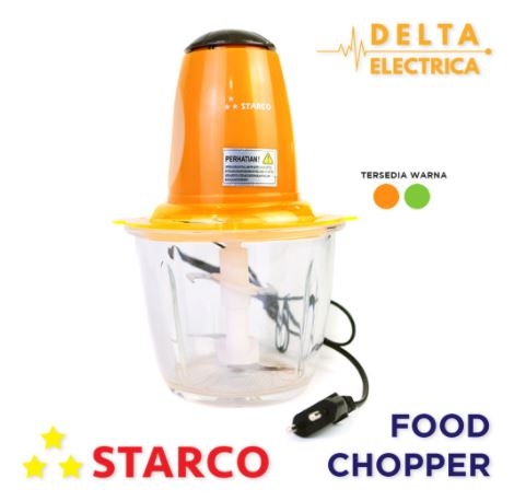 Starco Food Chopper Penggiling / Cincang Penghalus Pemotong