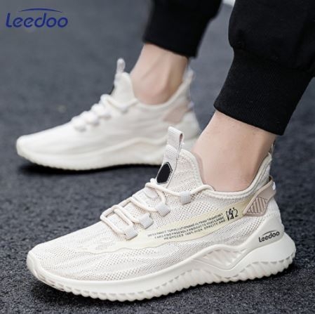 Leedoo Sepatu Sneakers Pria Casual Fashion Trendy Sport Running Shoes MR119