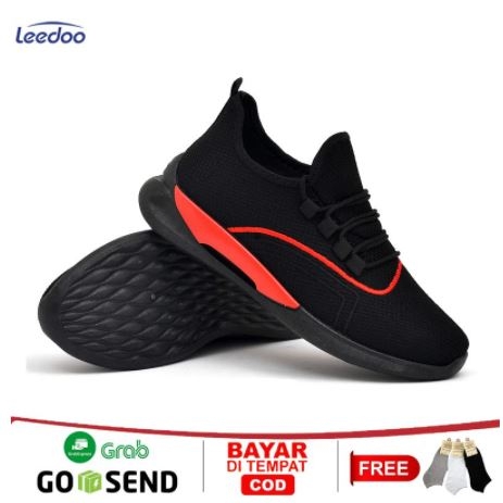 Leedoo Sepatu Sneakers Pria Casual Sport Shoes MR201
