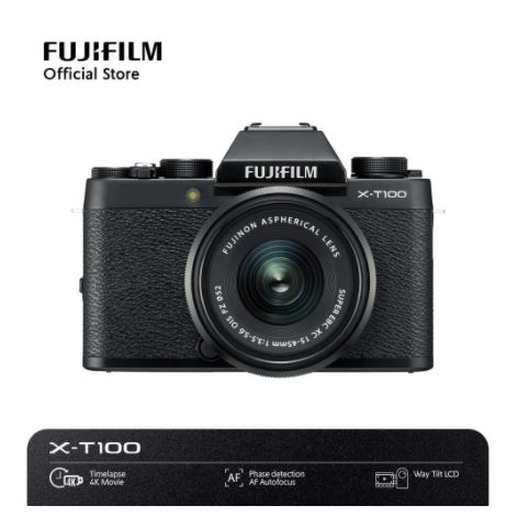 Fujifilm X-T100 XC 15-45mm F3.5-5.6 OIS PZ FREE SDHC 16Gb