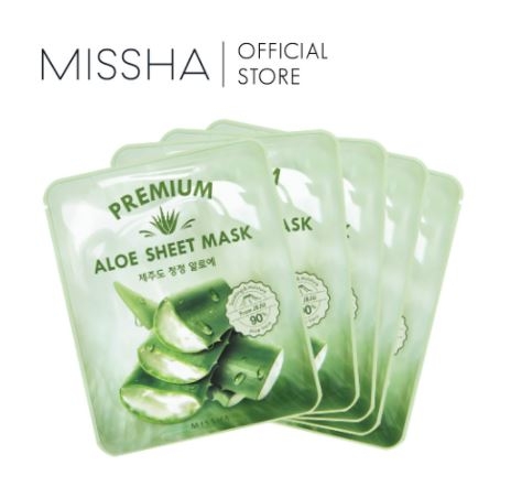 Missha Premium Aloe Sheet Mask (isi 5 pcs)