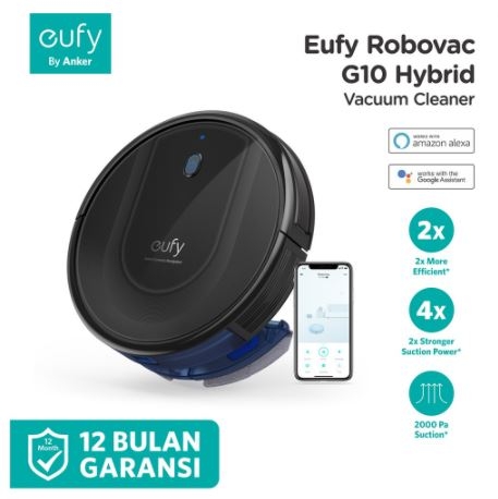 Anker EufyVacuum Cleaner Mopping Robovac G10 Hybrid - T2150
