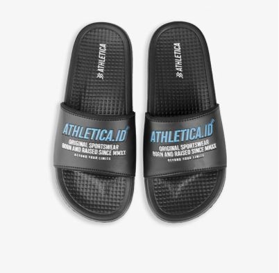 Athletica Official Shop - Risede Black | Slippers | Sandal Olahraga