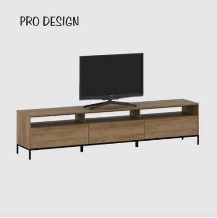 Pro Design Petra Rak TV / Meja TV Dengan 3 Rak 3 laci