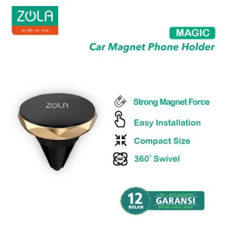 ZOLA Magic Stylish Magnetic Air Vent Car Holder Car Mount