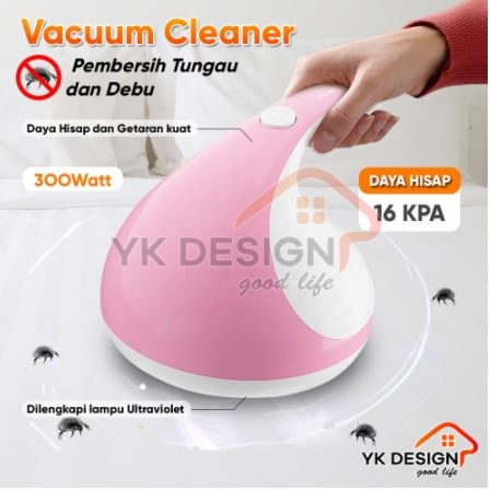YK DESIGN YK-5061 Vacum Cleaner Kasur pembersih Tungau dan Debu Anti Mite Dust Ultraviolet Bed Sofa