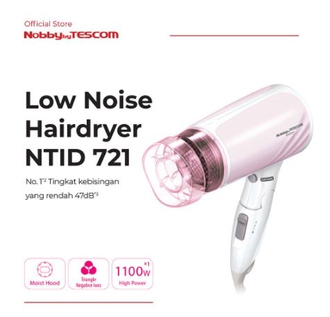 TESCOM NTID721 Ion Hair Dryer (Low Noise Model) / Pengering Rambut