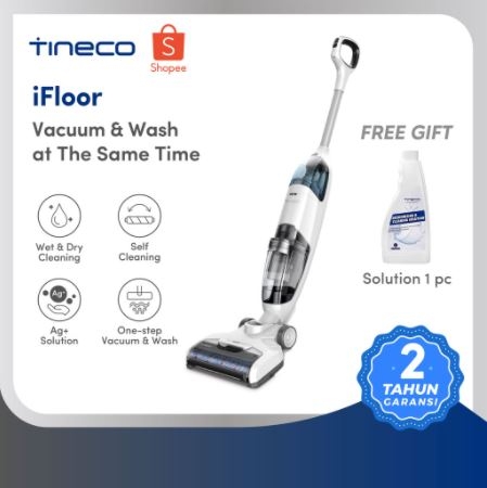 Tineco iFLOOR Powerful Wet Dry Cordless Stick Vacuum Cleaner Mop Scrubber Washer Penyedot Debu Vakum