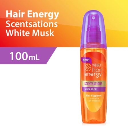 Makarizo Hair Energy Scentsations Hair Fragrance White Musk 100 mL Parfum Rambut / Minyak Wangi