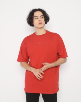 Erigo T-Shirt Oversize Averey Red Unisex
