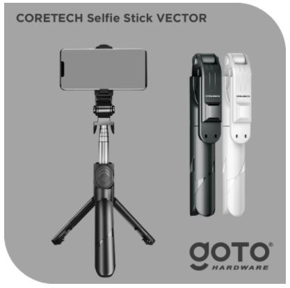 Coretech Vector Selfie Stick Tongsis Tripod Bluetooth Remot Shutter