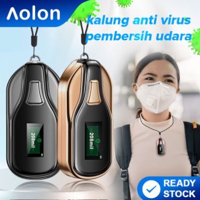 Aolon M20 Air Mask 200million Negative Ion Screen Display Air Purifier ionizer Necklace