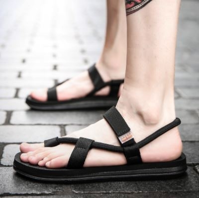 Dream Tale Sendal pria Korea kasual Sandal Pria Dewasa Model Terbaru 2021 Musim Panas Flip Flop Ukuran Besar