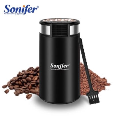SONIFER Coffee Grinder Electric Penggiling Biji Kopi / Kacang / Bumbu SF-3526