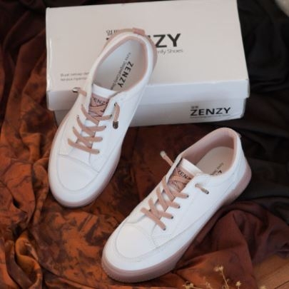 Zenzy Lovas Shoes Korea Design - Sepatu Casual PU Karet