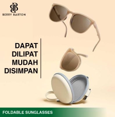 Berrybarton - Kacamata Lipat Anti UV Sunglasses Foldable SL 125