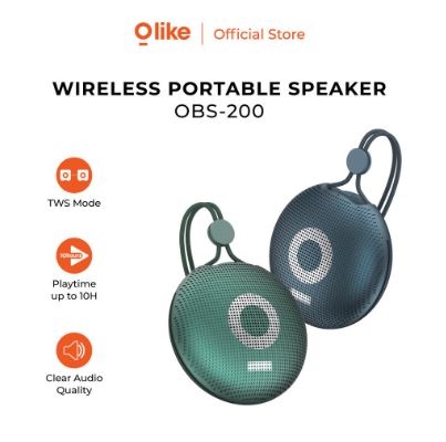 Olike Portable Wireless Bluetooth Speaker Radio TWS Mode PlayTime up to 10 hours Clear Audio Quality OBS-200
