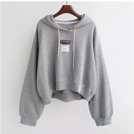 Vallina Outfit - Vania Basic Sweater Hoodie Jaket Wanita Premium OOTD Sweter Casual