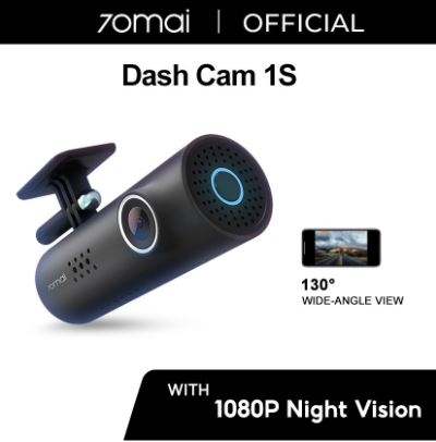 70mai Dash Cam 1S 1080P FOV 130° Night Vision