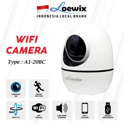 Loewix CCTV IP Camera Wifi Babycam 2MP 1080P Wireless