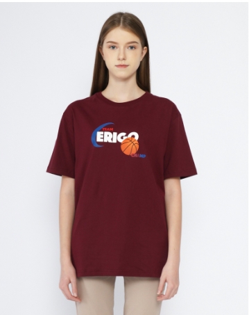 Erigo T-Shirt Oversize Ignasio Maroon