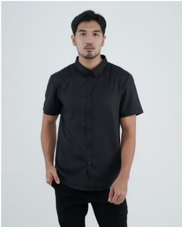 LIVEHAF - Toyo Short Shirt Black