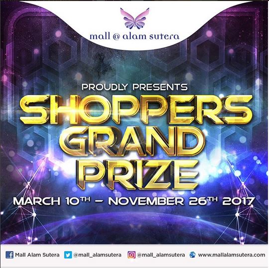  Shoppers Grand Prize di Mall @ Alam Sutera Maret 2017