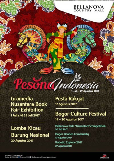 Event Pesona Indonesia at Bellanova Country Mall July 2017