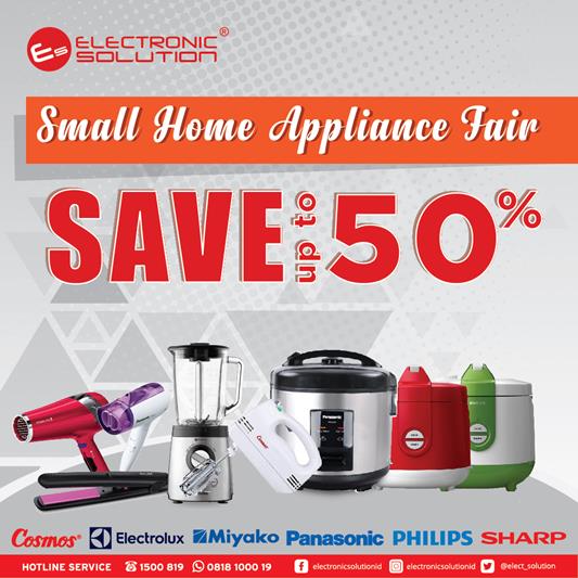  Small Home Save Up To 50% dari Electronic Solution Juli 2017