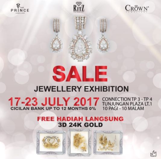  Sale Jewellery Exhibition di Tunjungan Plaza Juli 2017