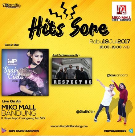  Hits Sore di Miko Mall Bandung Juli 2017