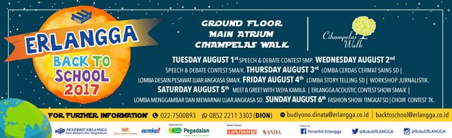  Erlangga Back to School 2017 at Cihampelas Walk Mall July 2017