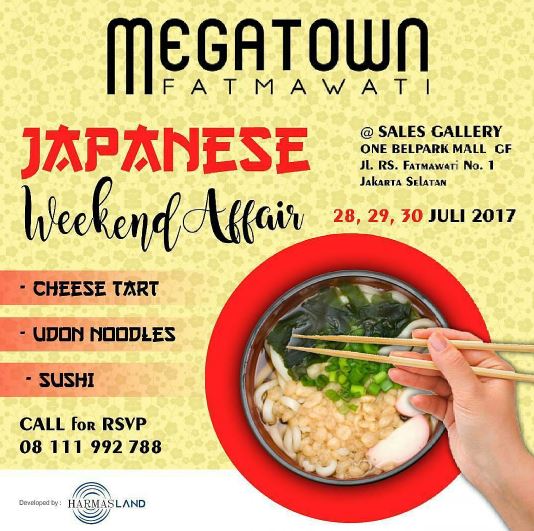  Japanese Weekend Affair at One Belpark July 2017