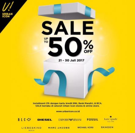  Sale up to 50% from Urban Icon July 2017