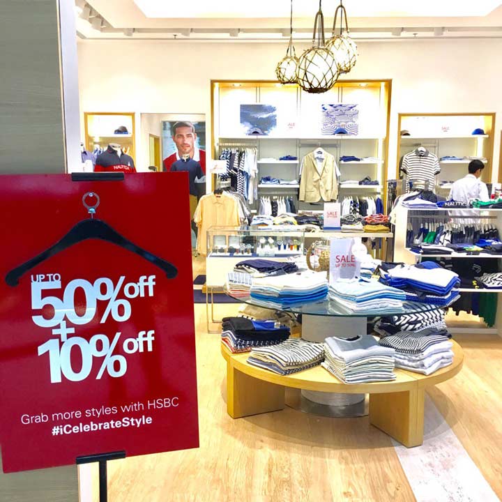  Discount up to 50% + 10% from Nautica at Lippo Mall Puri July 2017