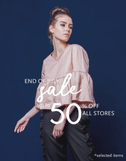  End of July Sale up to 50% from This Is April Juli 2017