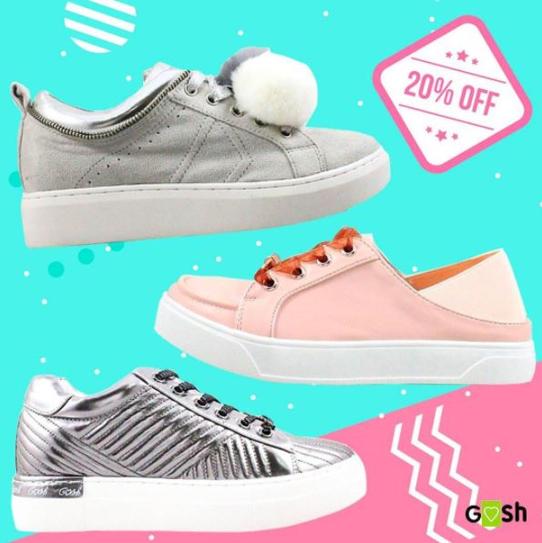  Discount 20% from Gosh Shoes July 2017