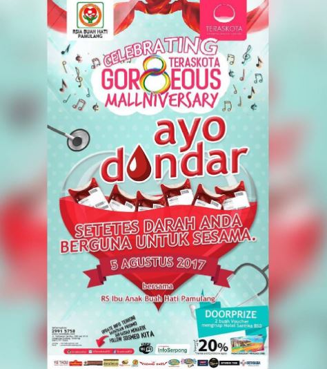  Let's Donate Blood at Teraskota Mall July 2017