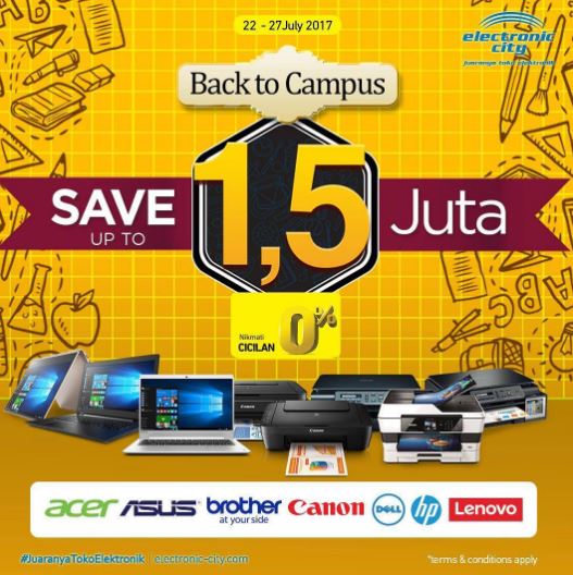  Back to Campus promo at Electronic City July 2017