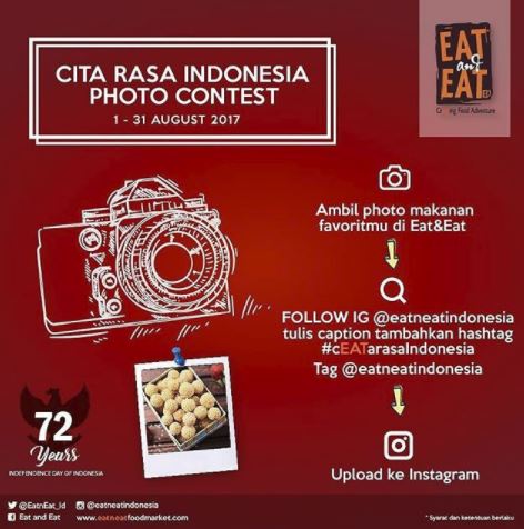  Cita Rasa Indonesia Photo Contest with Eat & Eat August 2017