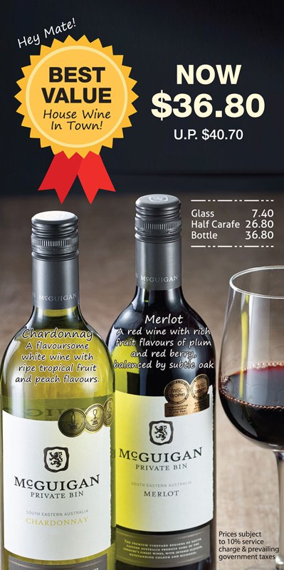  Wine of The Month Promotion at Jack's Place Agustus 2017